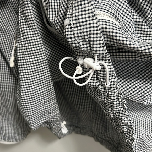 Vintage Nike Men's New Sptcas Firefly Seersucker Black White Zip-Up Jacket - Picture 8 of 14